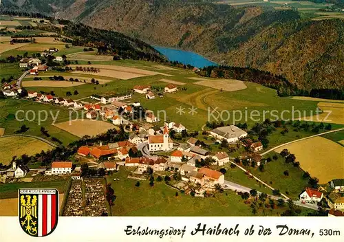 AK / Ansichtskarte Haibach Donau Fliegeraufnahme Kat. Haibach ob der Donau