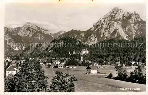 AK / Ansichtskarte Fuessen Allgaeu Panorama Kat. Fuessen