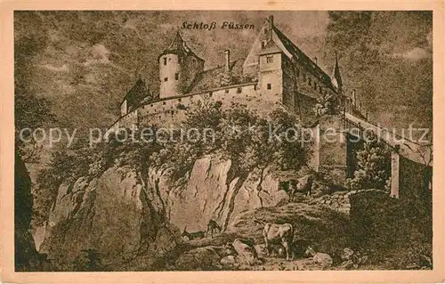 AK / Ansichtskarte Fuessen Allgaeu Schloss Kat. Fuessen