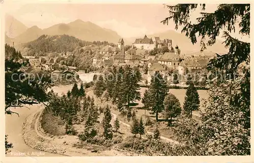 AK / Ansichtskarte Fuessen Allgaeu Panorama Kat. Fuessen