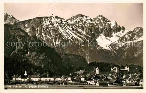 AK / Ansichtskarte Fuessen Allgaeu Schlicke Kat. Fuessen