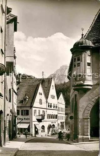 AK / Ansichtskarte Fuessen Allgaeu Lechhalde Rathaus Saeuling Kat. Fuessen