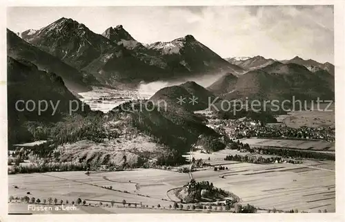 AK / Ansichtskarte Fuessen Allgaeu Panorama Kat. Fuessen