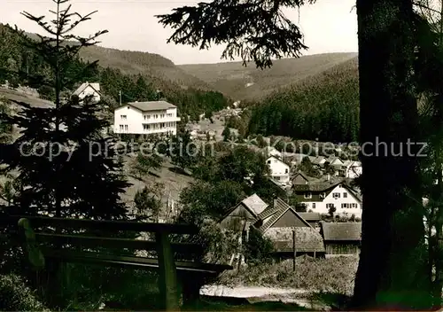 AK / Ansichtskarte Nonnenmiss Gaestehaus Tannenhoeh Kat. Bad Wildbad