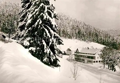 AK / Ansichtskarte Gompelscheuer Hotel Gasthof zum Enzursprung Winter Kat. Enzkloesterle