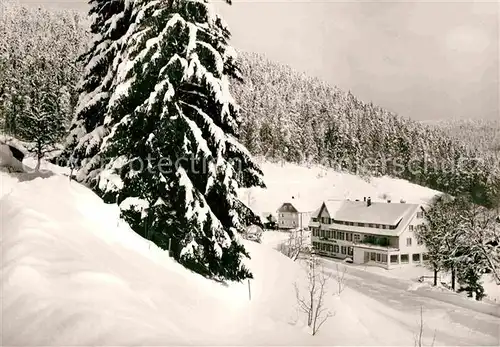 AK / Ansichtskarte Gompelscheuer Hotel Gasthof zum Enzursprung Winter Kat. Enzkloesterle