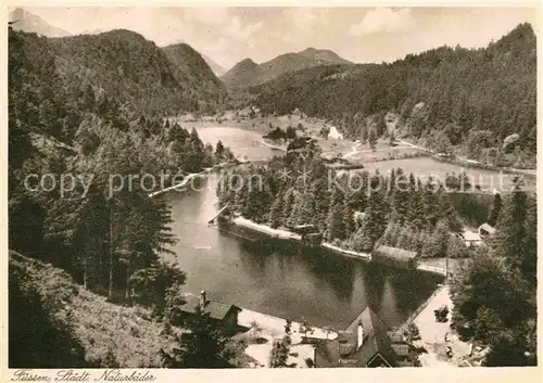 AK / Ansichtskarte Fuessen Allgaeu Staedtische Naturbaeder Kat. Fuessen