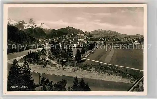 AK / Ansichtskarte Fuessen Allgaeu Panorama Kat. Fuessen