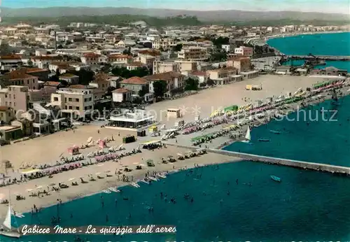 AK / Ansichtskarte Gabicce Mare Spiaggia Fliegeraufnahme Kat. Italien