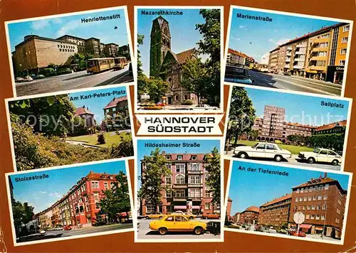 AK / Ansichtskarte Hannover Tiefenriede Sallplatz Marienstrasse Henriettenstift  Kat. Hannover
