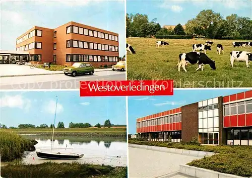 AK / Ansichtskarte Westoverledingen Rathaus Schule Collhusen  Kat. Westoverledingen