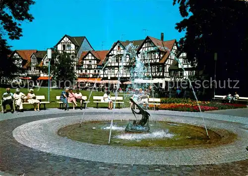 AK / Ansichtskarte Bad Sooden Allendorf Kurpark Brunnen  Kat. Bad Sooden Allendorf