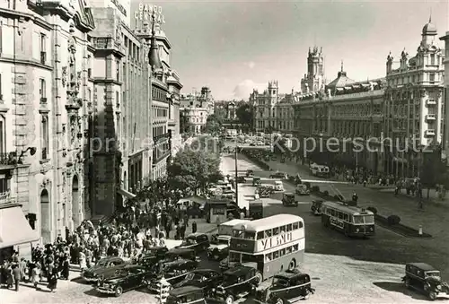 AK / Ansichtskarte Madrid Spain La Calle de Alcala Kat. Madrid