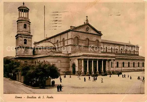 AK / Ansichtskarte Roma Rom Basilica di S. Paolo Kat. 