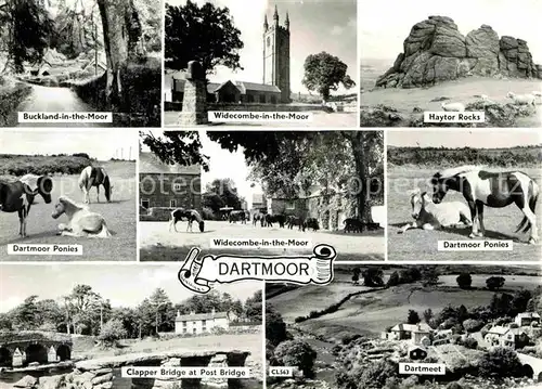 AK / Ansichtskarte Dartmoor Buckland and Weidecombe in the Moor Haytor Rock Dartmeet  Kat. Newark and Sherwood