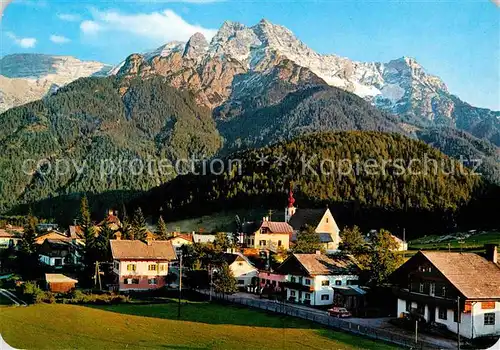 AK / Ansichtskarte Waidring Tirol Fliegeraufnahme mit Loferer Steinbergen Kat. Waidring