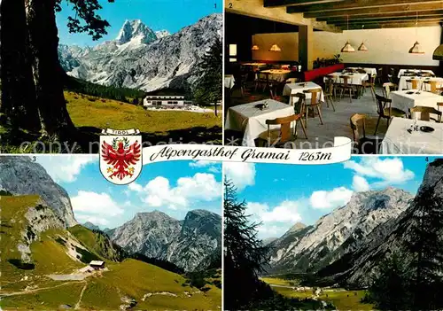 AK / Ansichtskarte Gramaialm Alpengasthof Gramai im Falzthurntal gegen Lamsen Spitze Kat. Eben am Achensee