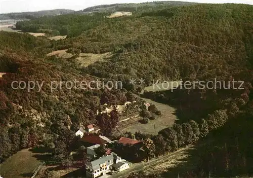 AK / Ansichtskarte Usingen Fliegeraufnahme Restaurant Cafe Pension Runkelsteiner Muehle Kat. Usingen