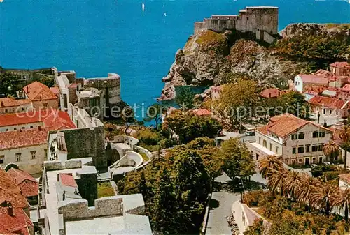 AK / Ansichtskarte Dubrovnik Ragusa Stadtmauern Festung Lovrijenac Kat. Dubrovnik