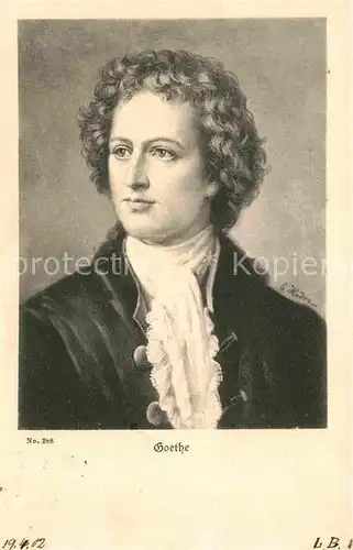 AK / Ansichtskarte Goethe Johann Wolfgang von  Kat. Dichter