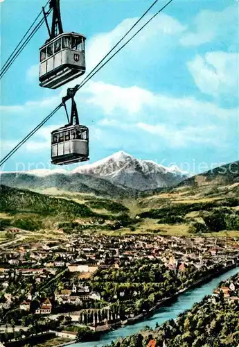 AK / Ansichtskarte Seilbahn Nordkettenbahn Innsbruck Wagenkreuzung  Kat. Bahnen