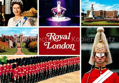 AK / Ansichtskarte Leibgarde Wache London Queen Elizabeth II.  Kat. Polizei