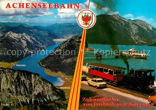 AK / Ansichtskarte Zahnradbahn Achensee Motorschiff Maurach Pertisau Achenkirch  Kat. Bergbahn