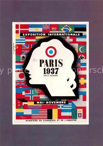 AK / Ansichtskarte Exposition Internationale Paris 1937 Arts et Techniques  Kat. Expositions