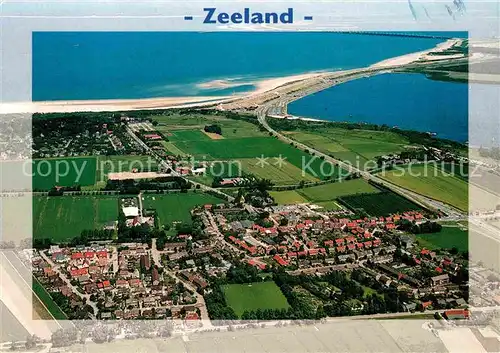 AK / Ansichtskarte Zeeland Niederlande Vrouwenpolder Fliegeraufnahme Kat. Niederlande