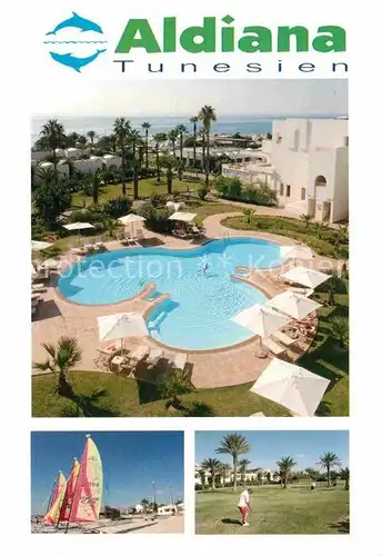 AK / Ansichtskarte Hammamet Club Aldiana Pool Segeln Golf Kat. Tunesien
