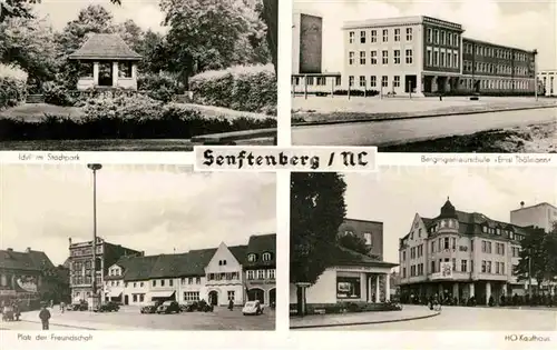 AK / Ansichtskarte Senftenberg Niederlausitz Platz der Freundschaft HO Kaufhaus Bergingenierschule Ernst Thaelmann Kat. Senftenberg