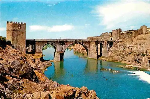 AK / Ansichtskarte Toledo Castilla La Mancha Puente San Martin y rio Tajo  Kat. Toledo