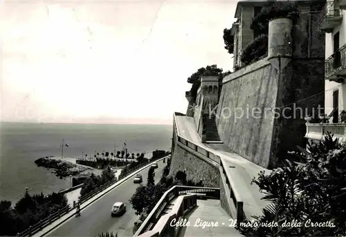 AK / Ansichtskarte Celle Ligure Molo visto dalla Crocetta Kat. Italien