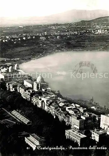 AK / Ansichtskarte Castelgandolfo Latium Panorama dall aereo