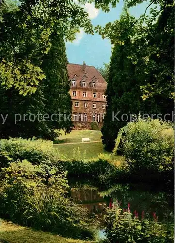 AK / Ansichtskarte Bad Harzburg Ettershaus Hertha von Siemens Stiftung Teich Kat. Bad Harzburg