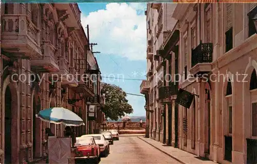 AK / Ansichtskarte San Juan Puerto Rico Typical street of the city Kat. San Juan