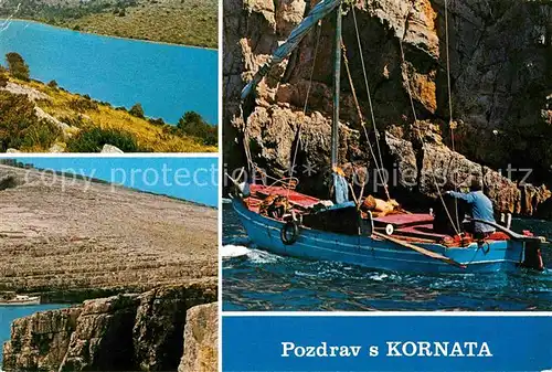 AK / Ansichtskarte Kornati Fischerboot Panoramen
