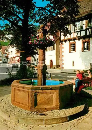 AK / Ansichtskarte Alpirsbach Klosterbrunnen Kinder Kat. Alpirsbach