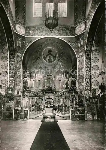 AK / Ansichtskarte Russische Kirche Kapelle Nice Vue generale de l interieur  Kat. Gebaeude