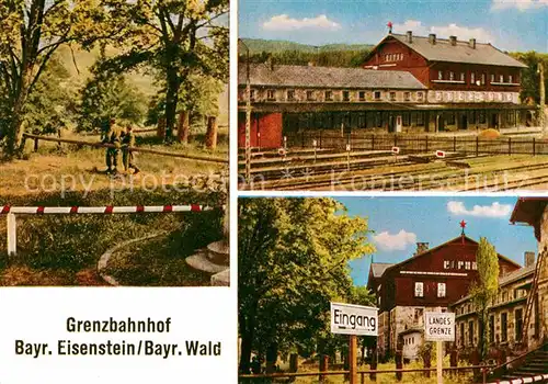 AK / Ansichtskarte Grenze Douane Zoll Grenzbahnhof Bayerisch Eisenstein Kat. Zoll