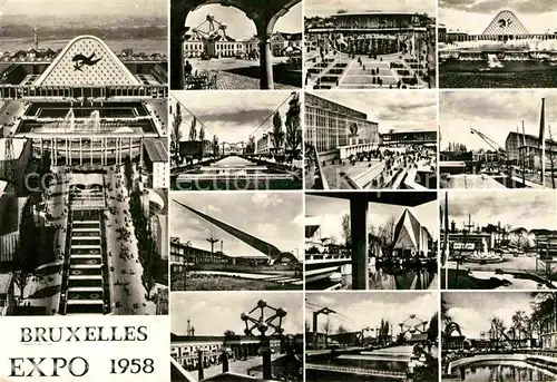 AK / Ansichtskarte Exposition Universelle Bruxelles 1958 Allgemeine Aussichten  Kat. Expositions