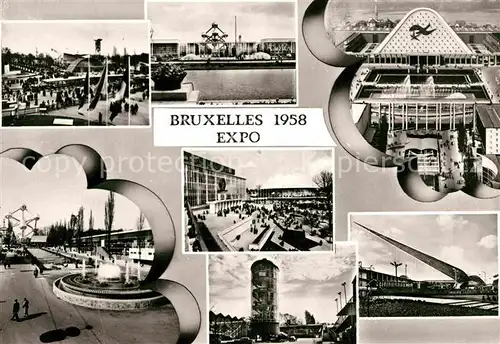 AK / Ansichtskarte Exposition Internationale Bruxelles 1958 Allgemeine Ansichten 