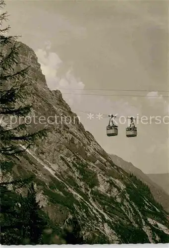 AK / Ansichtskarte Seilbahn Dachstein Krippenstein  Kat. Bahnen