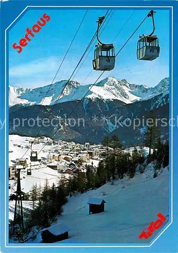 AK / Ansichtskarte Seilbahn Serfaus Oberinntal  Kat. Bahnen