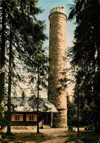 AK / Ansichtskarte Triberg Schwarzwald Stoecklewaldturm mit Rasthaus Kat. Triberg im Schwarzwald