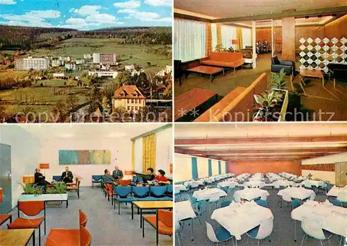 AK / Ansichtskarte Bad Soden Salmuenster Parksanatorium KG Aufenthaltsraum Speisesaal Kat. Bad Soden Salmuenster