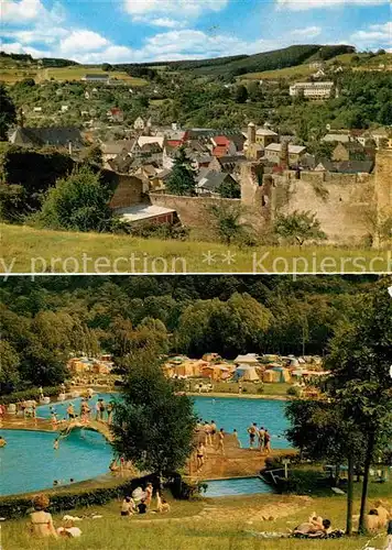 AK / Ansichtskarte Bad Muenstereifel Panorama Schwimmbad Campingplatz Kat. Bad Muenstereifel