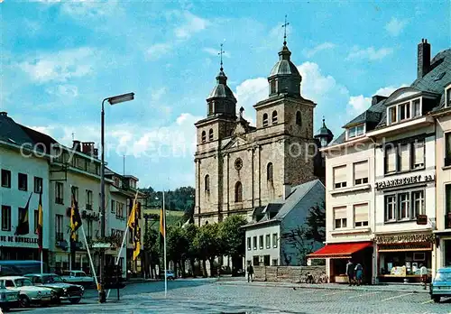 AK / Ansichtskarte Malmedy Wallonie Albertplatz mit Kathedrale Kat. Verviers