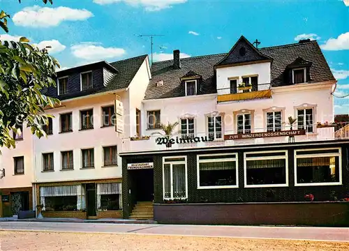 AK / Ansichtskarte Ernst Cochem Hotel Weinhaus zur Winzergenossenschaft Kat. Ernst