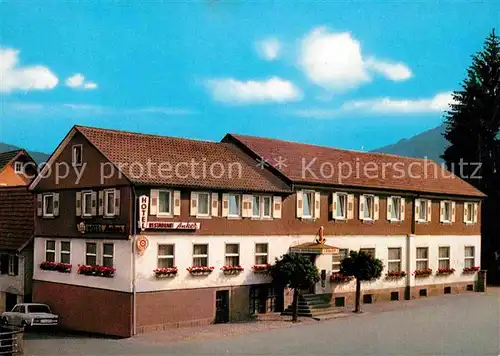 AK / Ansichtskarte Calmbach Enz Hotel Goldener Anker Kat. Bad Wildbad